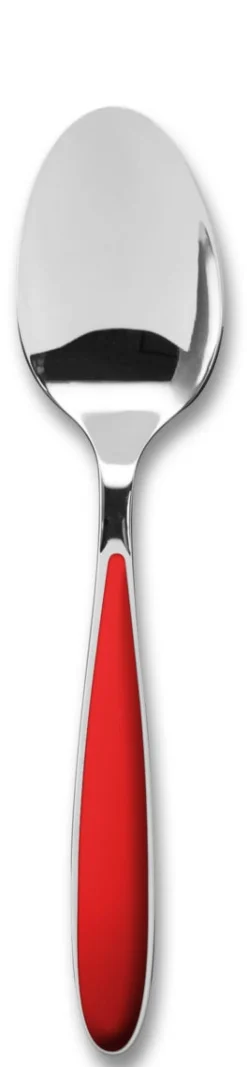 TARRERIAS BONJEAN Cuillère de table rouge inox 20,5 cm Amande Discount