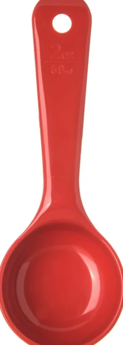 ARAVEN Cuillère doseur plastique Ø 6,5 cm 18 cm x 2,87 cm 5,9 cl pleine New