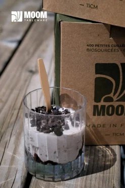 Cuillère à glace bagasse 9,5 cm (400 pièces) - Moom Tableware Sale
