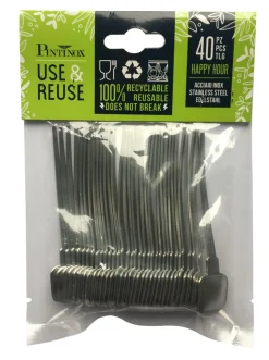 Cuillère inox 10 cm Happy Hour (40 pièces) - PINTINOX