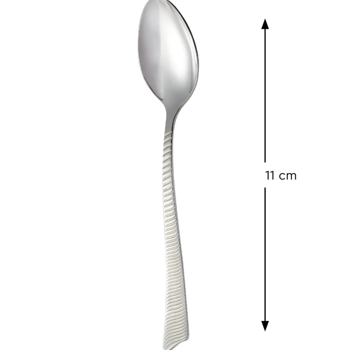 PRO.MUNDI Cuillère à moka inox 18/10 11 cm Wave Cisele Online