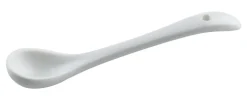 PRO.MUNDI Cuillère moutardier blanc porcelaine 10 cm