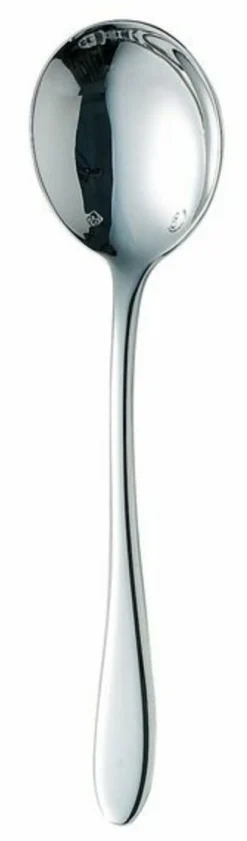 Cuillère à soupe argent inox 18/10 21x4,2x2,3 cm Lazzo - CHEF & SOMMELIER Best