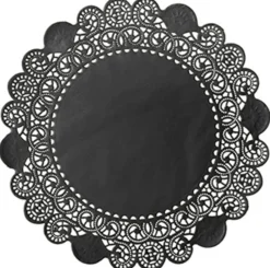 Dentelle noir papier Ø 30 cm (250 pièces) - DUNI Online