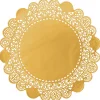 DUNI Dentelle or papier Ø 36 cm (100 pièces) Discount