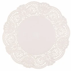 Dentelle rond blanc Ø 23 cm (250 pièces) - Aucune Hot