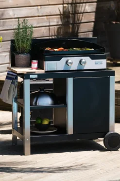 LE MARQUIER Desserte inox 102x64x99 cm Signature Allure Duo Discount