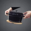 STAUB Dessous de plat ovale marron 15x11 cm Outlet
