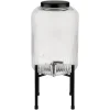 APS Distributeur à boisson inox noir Ø 20 cm 45 cm 7 L Industrial Discount