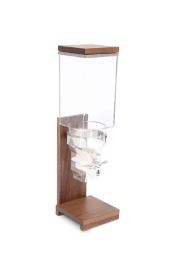 ZEPE Distributeur à céréales brun noyer 15 cm Nature