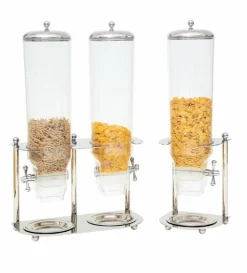 Distributeur à céréales 2X 3L bois 38 cm Legno - ZEPE Online