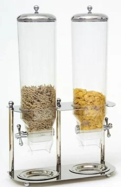 Distributeur à céréales 2X 3L bois 38 cm Legno - ZEPE Online