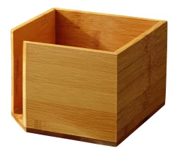 Distributeur de serviettes bambou 14,2x14,2x10 cm Oxstal (20 pièces) - PRO.MUNDI Discount