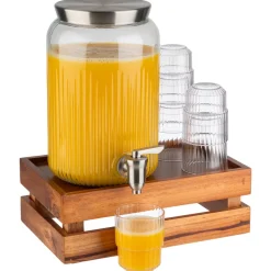 Distributeur à jus verre Ø 16 cm 25 cm 3,8 L - APS New