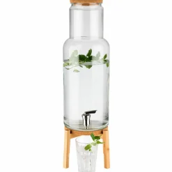 Distributeur à jus verre Ø 23 cm 60,5 cm 7,5 L Nordic Wood - APS Discount