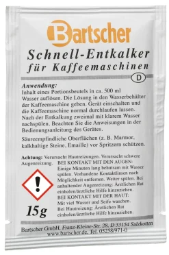 BARTSCHER Détartrant spécial machine à café 68x4x100 mm (30 pièces) New