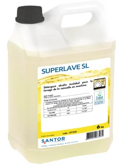 Détergent alcalin pour le lavage de la vaisselle en machine 6 KG Superlave Sl - SANTOR Sale