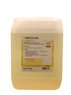 Détergent chloré pour le lavage de la vaisselle 12 KG Santolave - SANTOR Online