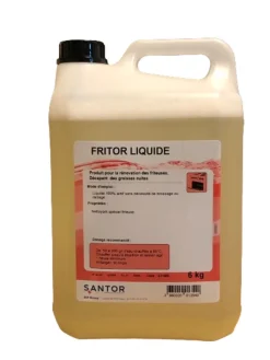 SANTOR Détergent décapant pour l'entretien des friteuses 6 KG Fritor Discount