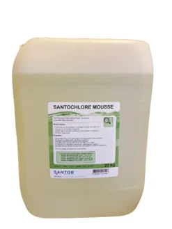 Détergent désinfectant alcalin chloré moussant 23 KG Santochlore Mousse - SANTOR Best