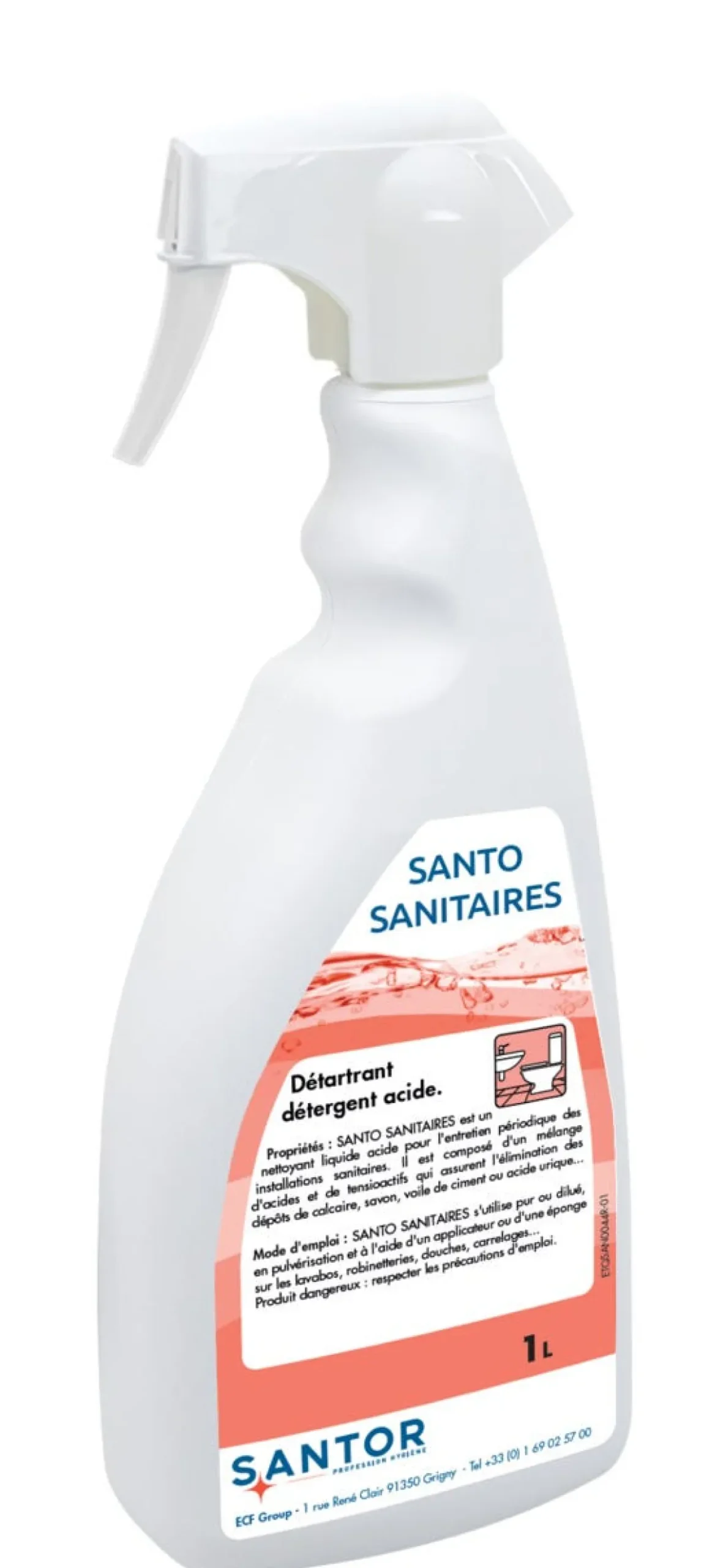 SANTOR Détergent détartrant sanitaire 1 L Santo Sanitaire Sale