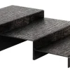 Escalier rectangulaire noir acrylique 40 cm Pap - PLATEX