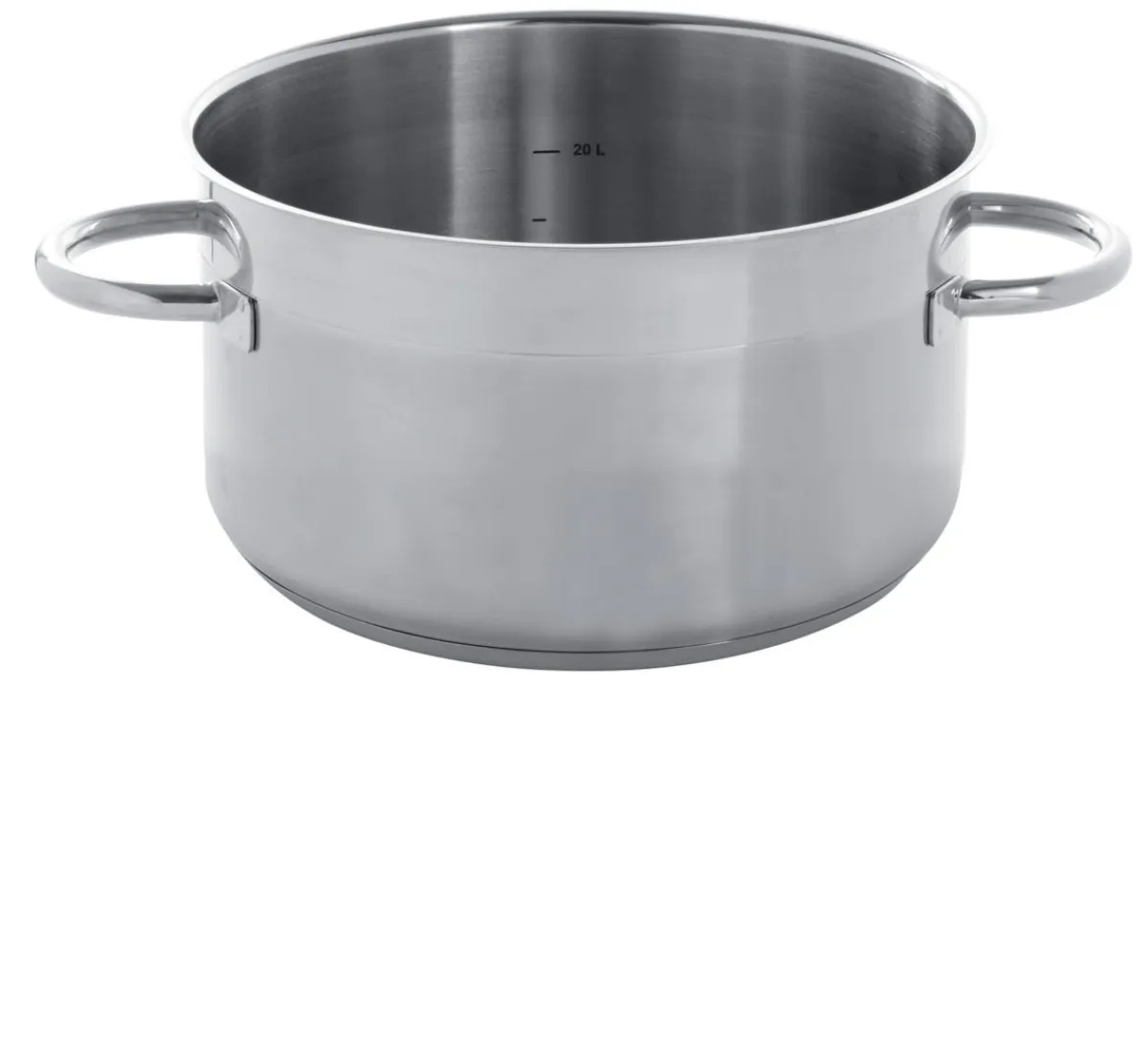 PRO.COOKER Faitout inox Sans revêtement Sans couvercle Ø 32 cm 12,5 cm 10 L Qualiplus Hot