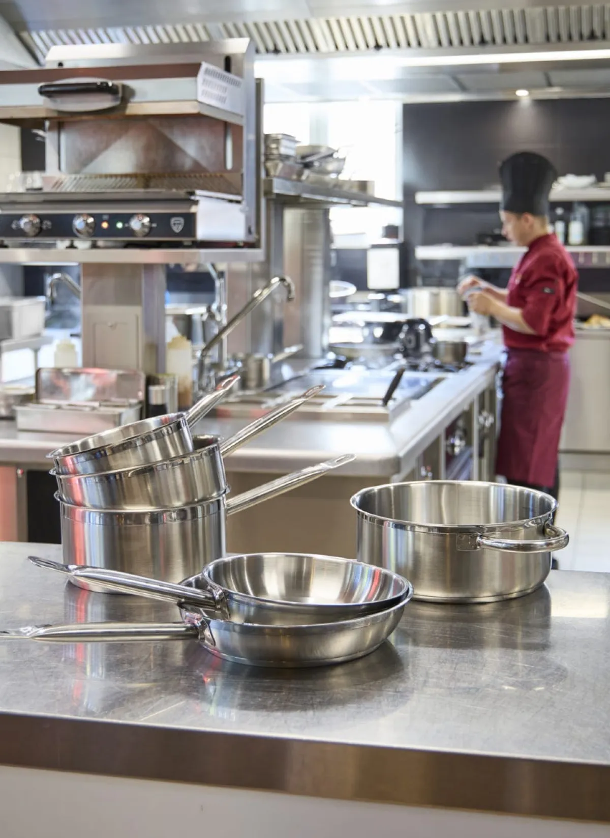 PRO.COOKER Faitout inox Sans revêtement Sans couvercle Ø 32 cm 12,5 cm 10 L Qualiplus Hot
