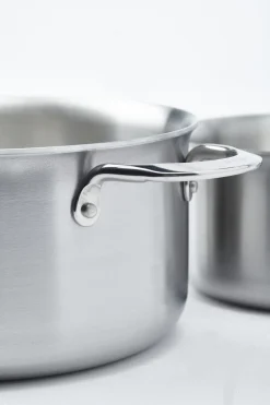 DE BUYER Faitout inox Sans revêtement Sans couvercle Ø 24 cm 12,6 cm 5 L Alchimy