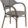 FLEXMOB Fauteuil de terrasse gris 85x57x63 cm Blois Sale