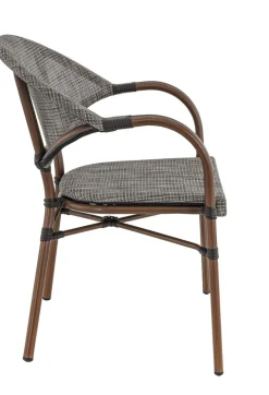 FLEXMOB Fauteuil de terrasse gris 85x57x63 cm Blois Sale