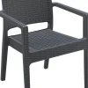 FLEXMOB Fauteuil de terrasse gris 87x58x59 cm Jamaica Clearance