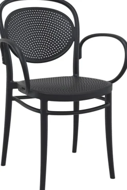 FLEXMOB Fauteuil de terrasse noir 85x57x52 cm Marcel Online
