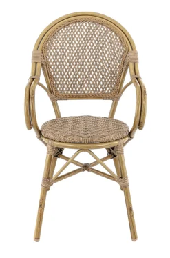 Fauteuil de terrasse noisette 93x56x63 cm Rochelle - FLEXMOB Best