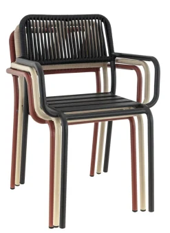 Fauteuil de terrasse taupe 83x57x58 cm Murcia - FLEXMOB Sale