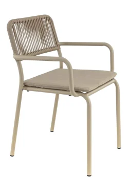 Fauteuil de terrasse taupe 83x57x58 cm Murcia - FLEXMOB Sale