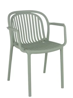 FLEXMOB Fauteuil de terrasse vert sauge 78x57x57 cm Jeddah Hot