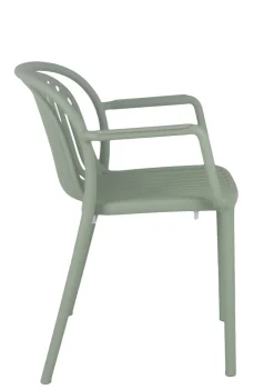 FLEXMOB Fauteuil de terrasse vert sauge 78x57x57 cm Jeddah Hot