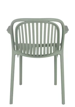 FLEXMOB Fauteuil de terrasse vert sauge 78x57x57 cm Jeddah Hot