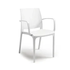 Fauteuil d'extérieur blanc - Aucune