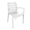 Fauteuil d'extérieur blanc - Aucune