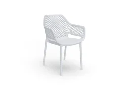 Aucune Fauteuil d'extérieur blanc New