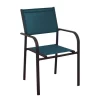 Aucune Fauteuil d'extérieur bleu foncé New