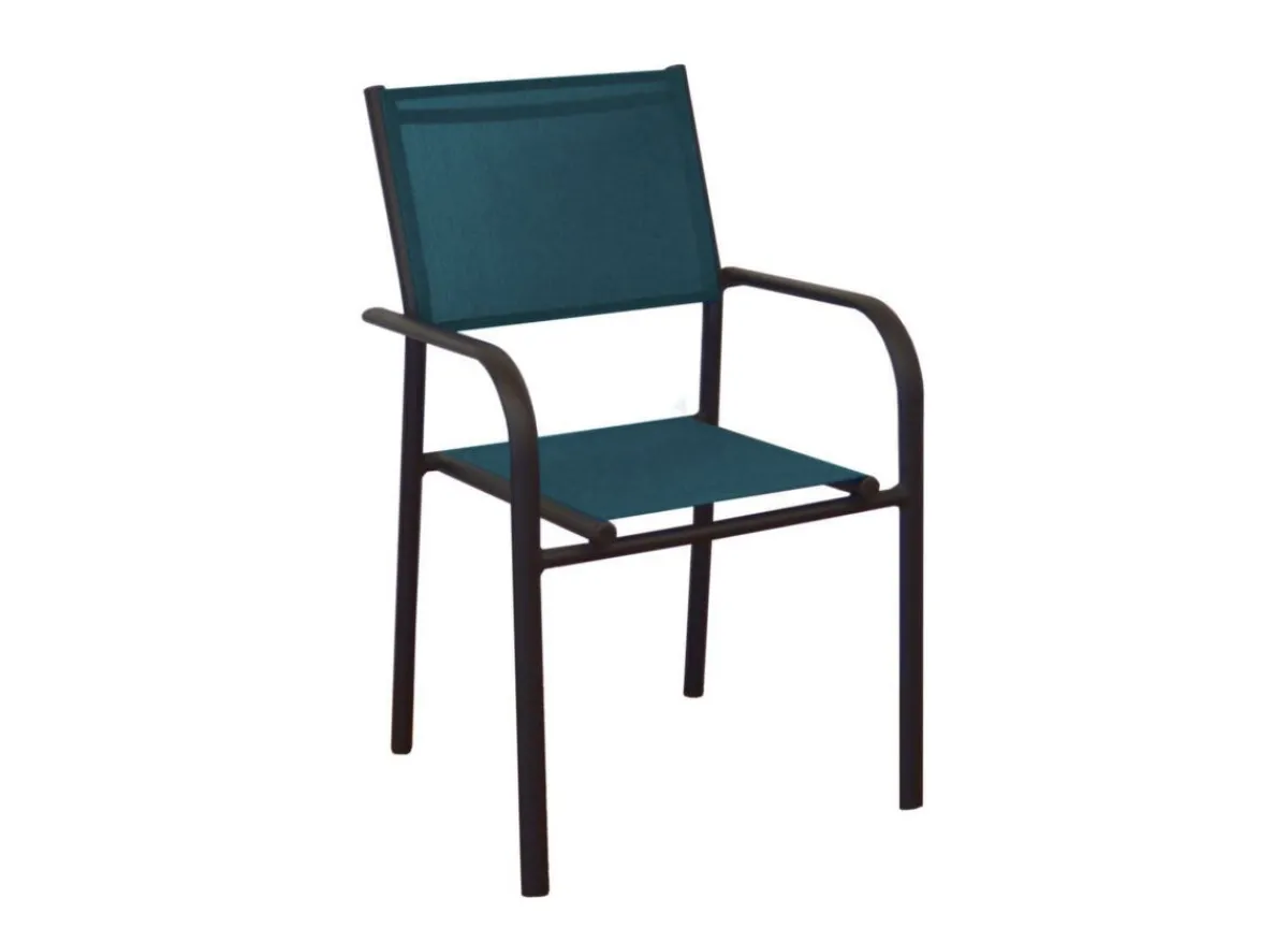 Aucune Fauteuil d'extérieur bleu foncé New