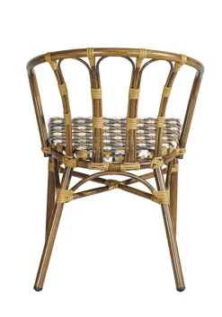 FLEXMOB Fauteuil d'extérieur brun 77,5x56x59,5 cm Clichy Clearance