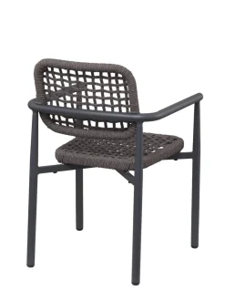 Fauteuil d'extérieur gris anthracite 83x56x59,5 cm Syracuse - FLEXMOB