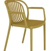 FLEXMOB Fauteuil d'extérieur jaune 78x57x57 cm Jeddah Clearance