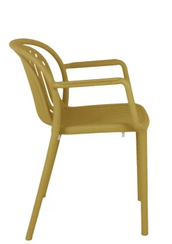 FLEXMOB Fauteuil d'extérieur jaune 78x57x57 cm Jeddah Clearance