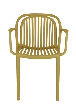 FLEXMOB Fauteuil d'extérieur jaune 78x57x57 cm Jeddah Clearance