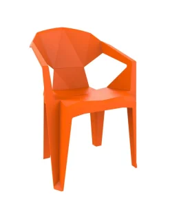 Aucune Fauteuil d'extérieur orange New